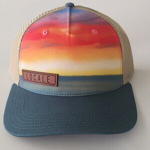 Locale New Fashion Outdoor Casual Snapback Baseball Cap Ocean Sunset